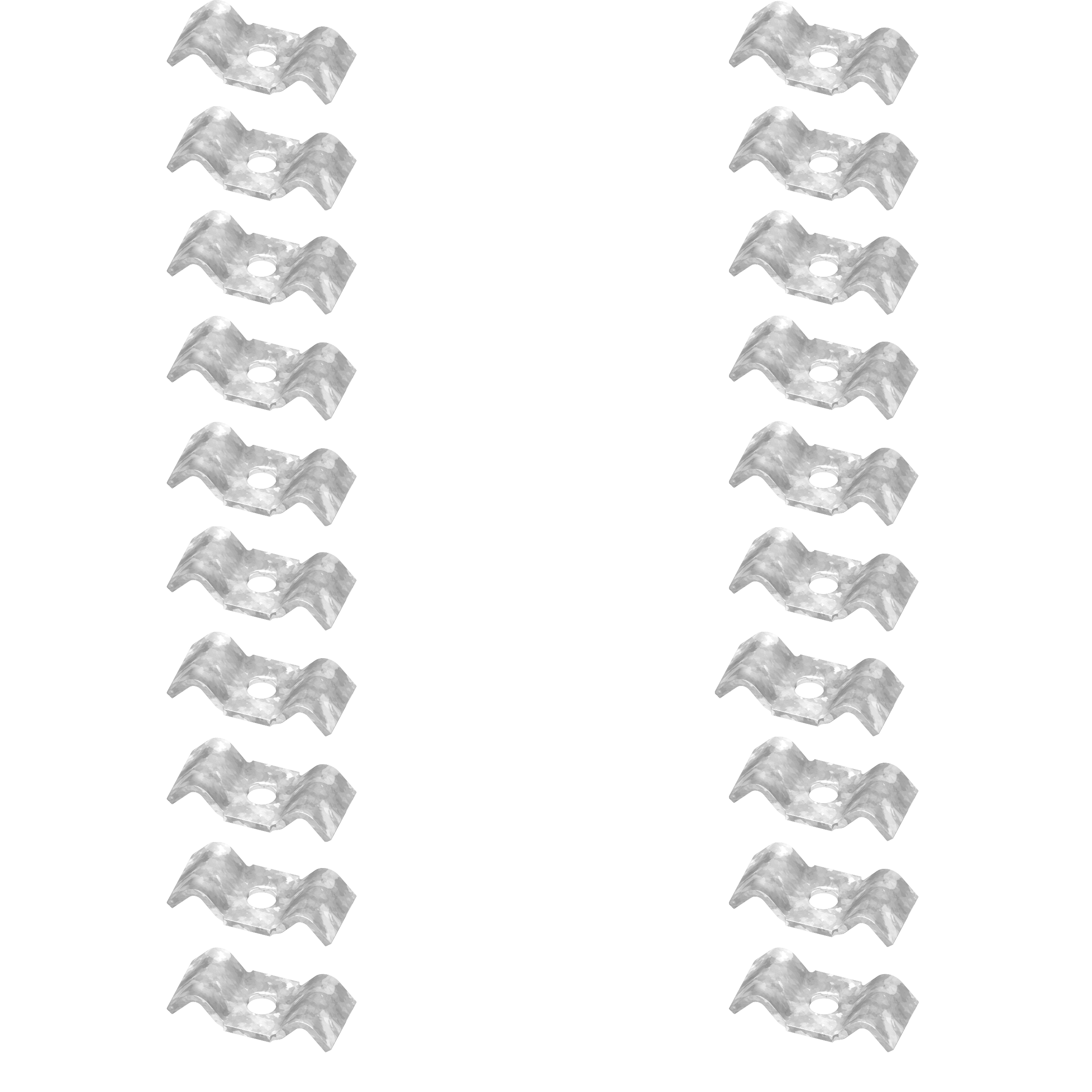 Schwalbenlaschen fuer Gitterrost MW 30x30mm Gitterrostbefestigung S235JR 20 Stueck-26-SCHWALBENSET20.7