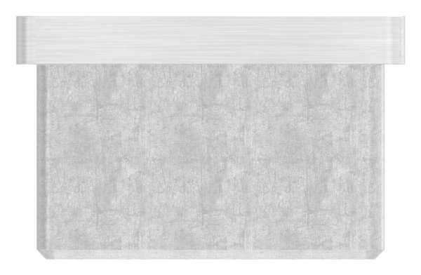 Endkappe fuer Rohr 40x40x2-0 mm mit M8 zum Kleben V2A-11-2404.4