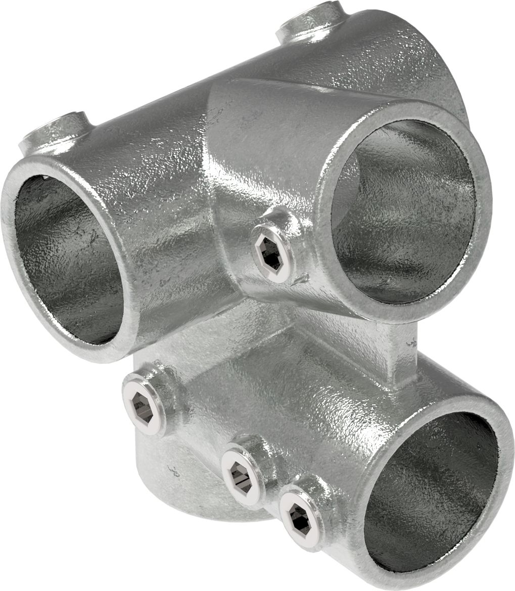 Rohrverbinder Traufenstueck 27-5° Ø 26-9 mm -3-4- - Temperguss verzinkt - 185A27-185A27