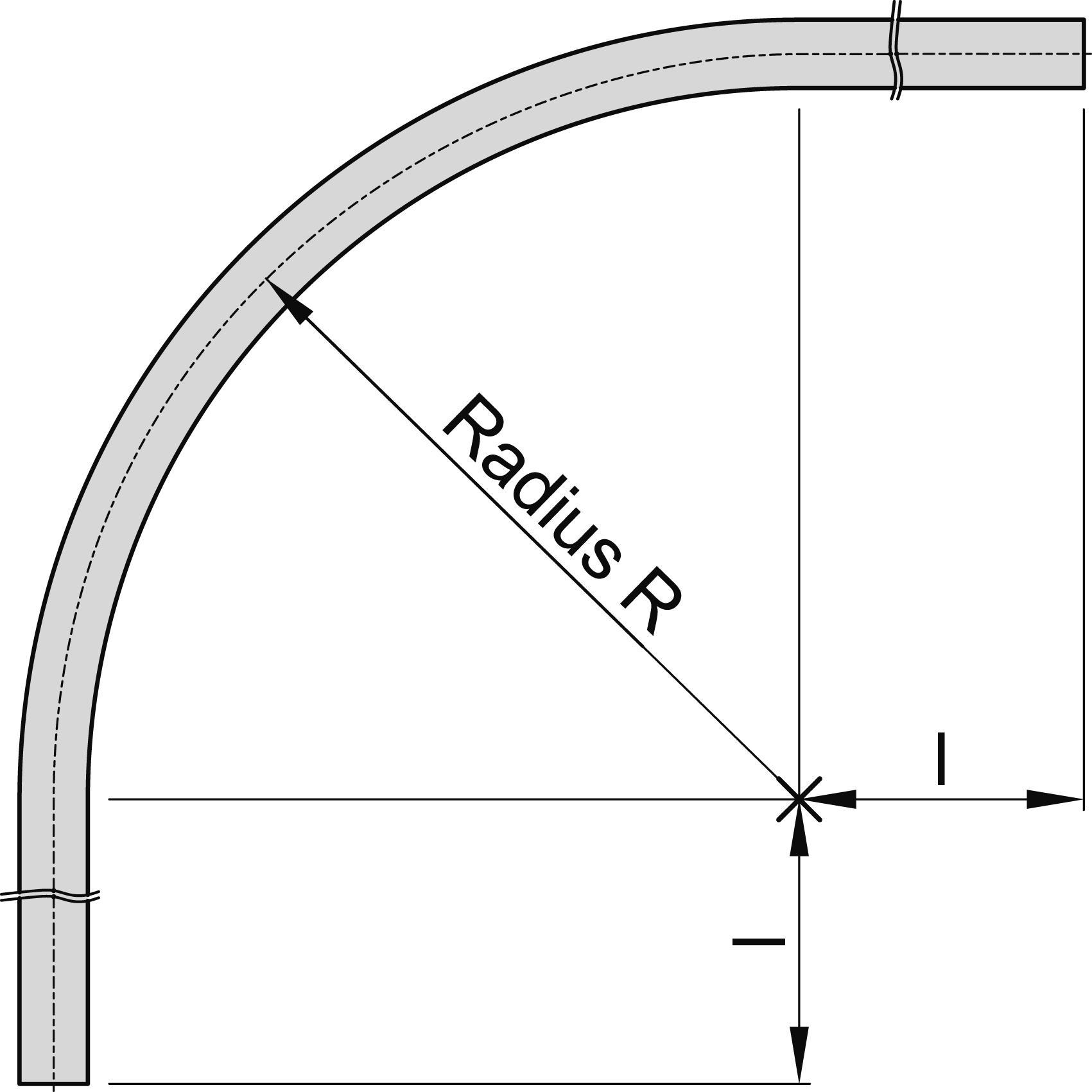 Laufrohrbogen Schiebetor MEA Gr- 2 verzinkt 90 Grad 10337043-60-0015.7