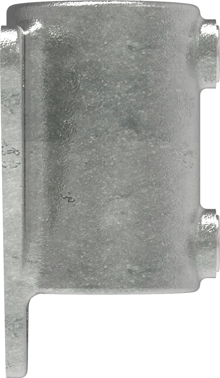 Rohrverbinder Wandhalter Dreieckflansch Ø 33-7 mm -1- - Temperguss verzinkt - 146B34-146B34