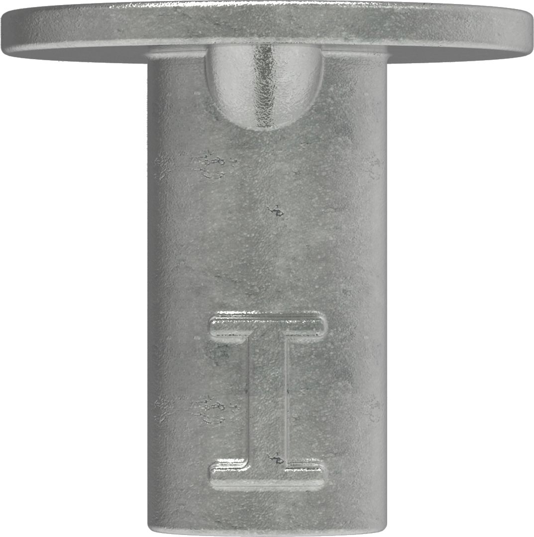 Rohrverbinder Bodenhuelse Ø 33-7 mm -1- - Temperguss verzinkt - 134B34-134B34