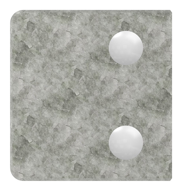 Glasklemme 55x65x37-5 mm AbZ fuer Anschluss Ø 60-3 mm Zink-10-3260ABZ.3