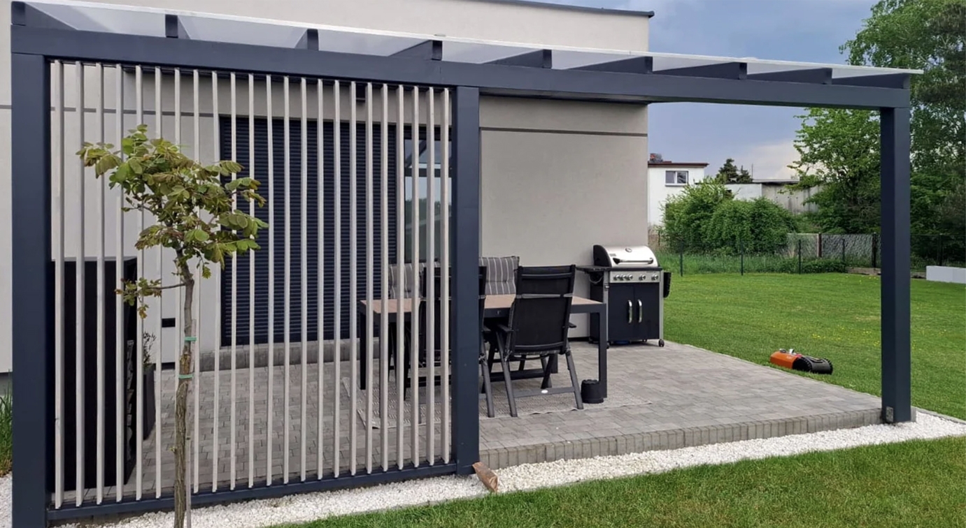 Jalousiesystem vertikal Aluminium L 1090 mm Pulverbeschichtet Weiss RAL 9003 Paar-89.FGSWSV1090ALR9003