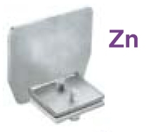 Endkappe fuer Laufschiene Stahl verzinkt fuer Profil 136 x 142 mm-89-11H40136X142P-A.4