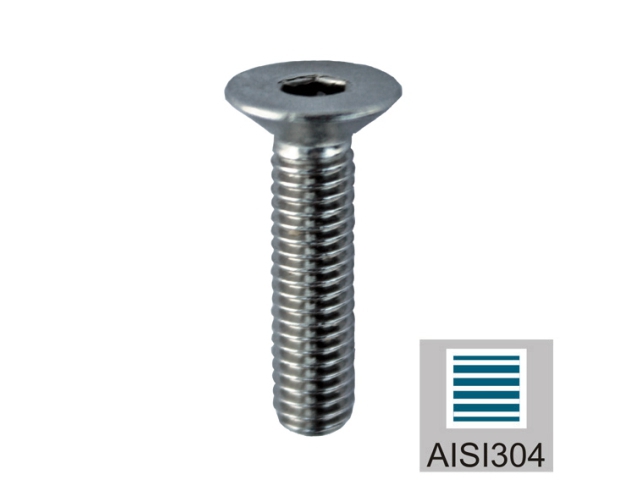 Senkschraube Edelstahl A2 M6x8 Innensechskant DIN 7991-13-2003-A.4