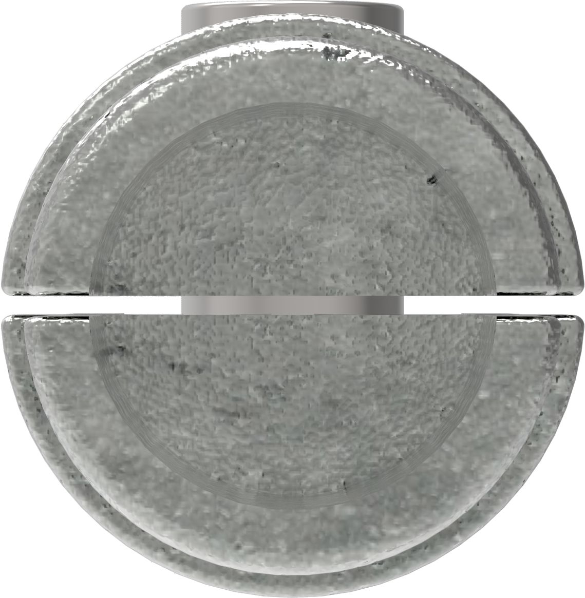 Rohrverbinder Verbindungsstueck innen Ø 26-9 mm -3-4- - Temperguss verzinkt - 150A27-150A27