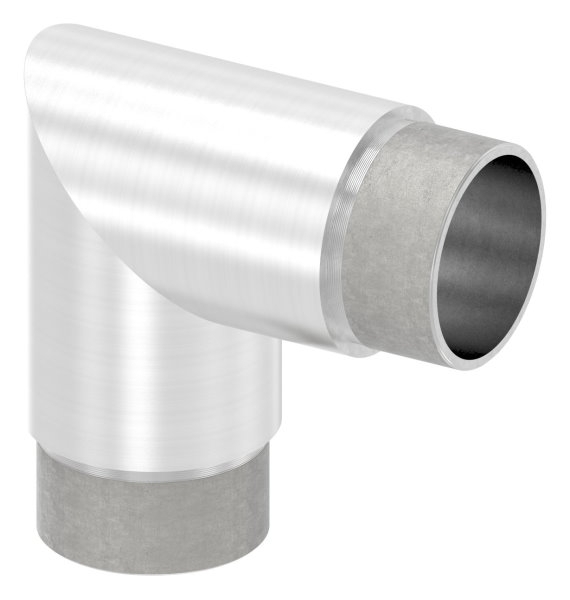 Steck-Eckstueck V2A fuer Rohr Ø 42-4 x 2-0 mm 90°-11-3611.4