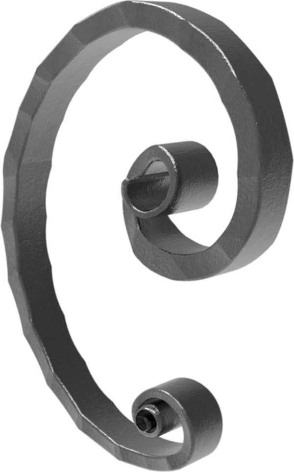 Meisterbarock - Masse- 105x145 mm - Material- 16x8 mm - Stahl S235JR- roh-30-1776.8