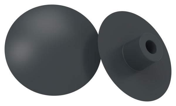 Plastikkappe Kunststoff fuer Innensechskantschraube M6 RAL 7016-88-11GK-P.7016