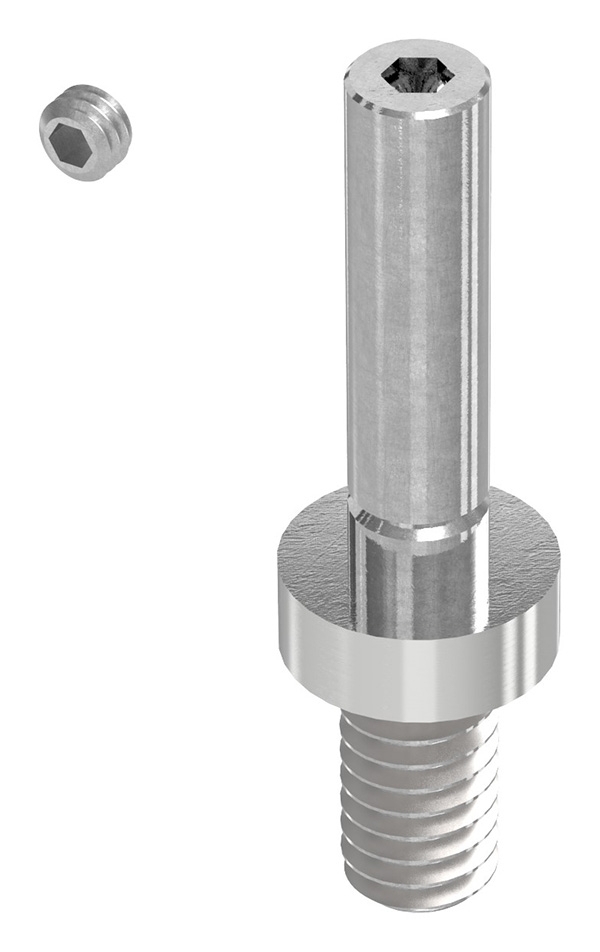 Gelenkstift Edelstahl V2A Ø 14 mm- L 76 mm- mit M8 Aussen- und M6 Innengewinde-88-1150232-240.V