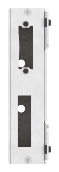 Gegenkasten Edelstahl V2A fuer 40 mm Schlosskasten geschliffen Korn 240 zum Anschweissen-88-1159302-240.40