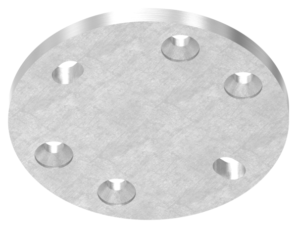 Ankerplatte Ø 120 mm fuer Spannring V2A-11-3071.4