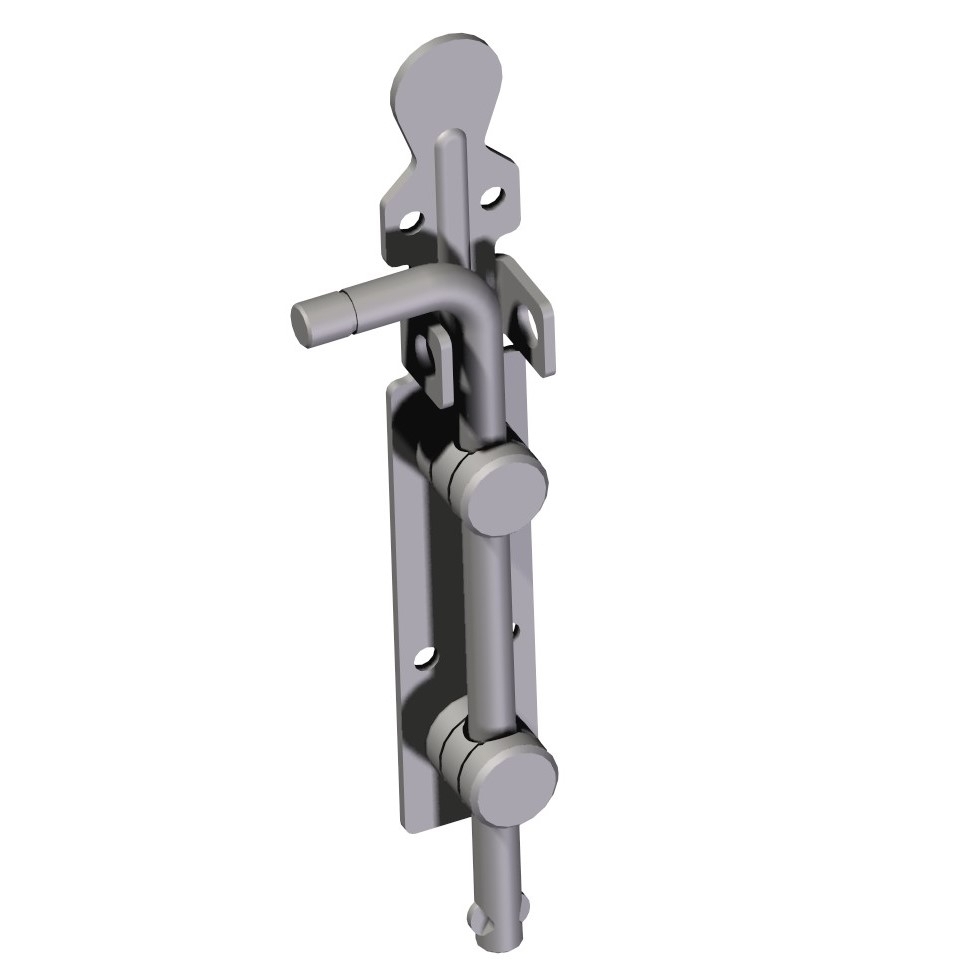 Stangenriegel Stahl 160 mm verzinkt-89-11D717160-A.4