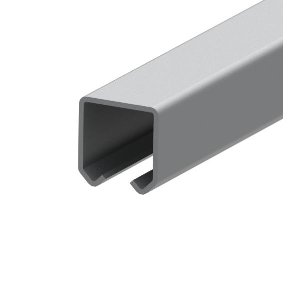 Laufschiene Stahl verzinkt 42 x 54 x 2-5 mm L = 3000 mm-89-11H1842X54ZN3000-A.4