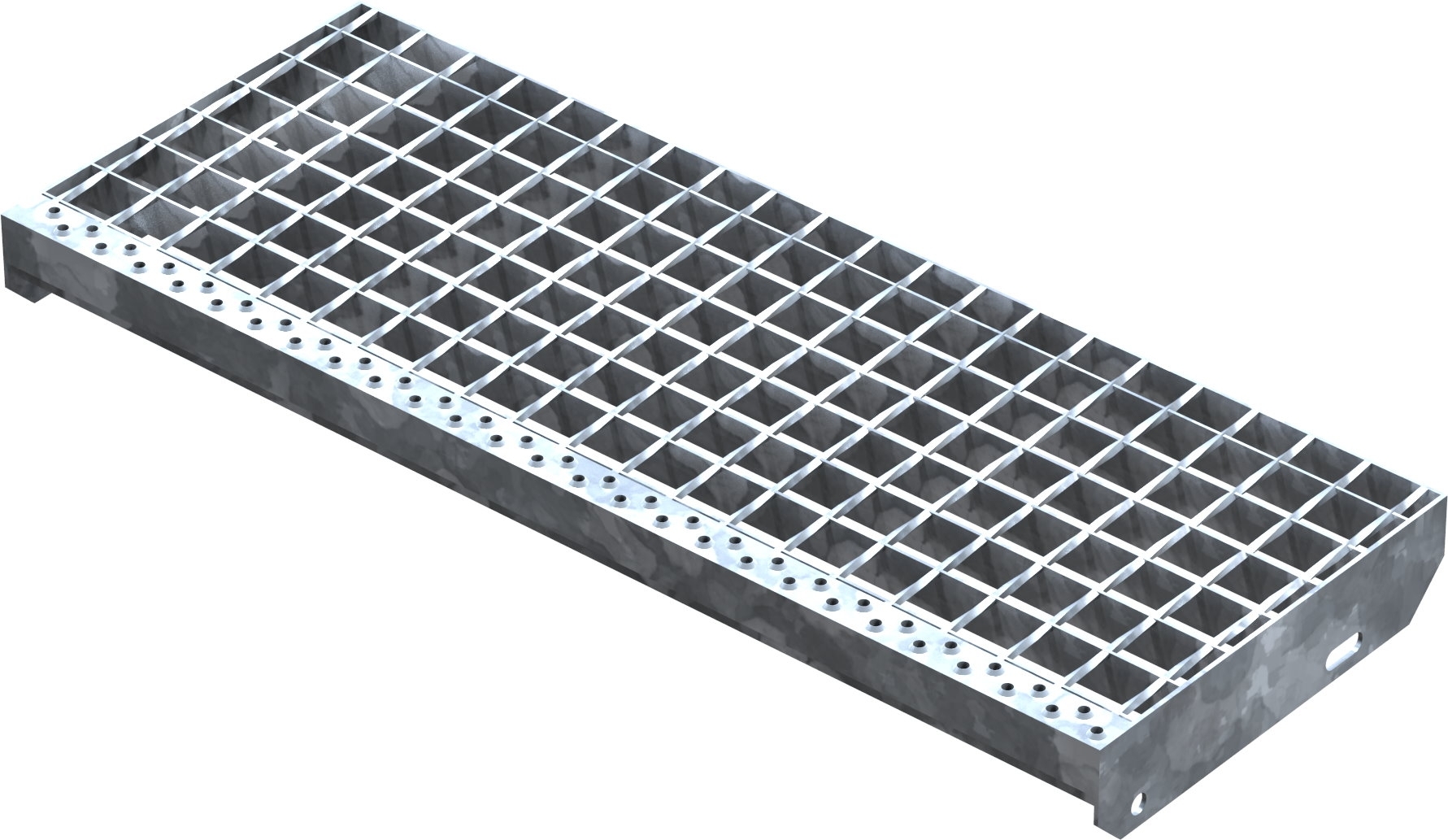 Schweisspressroststufe Metallstufe 800x305 mm Masche 34-38 mm Tragstab 30-3 mm S235JR feuerverzinkt-25-803030302.7