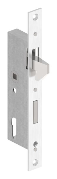 Einsteckschloss verzinkt Edelstahl Stulpe Dornma 35 mm Hakenfalle Schiebetor-11-3926.4