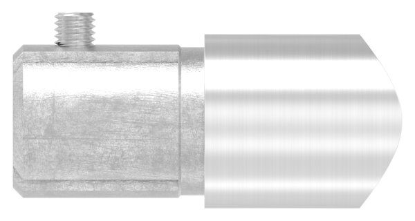 Rohrverbinder 90° V2A fuer Ø 33-7 mm Rohr auf Ø 42-4 mm mit Klemmschraube-11-3386.4