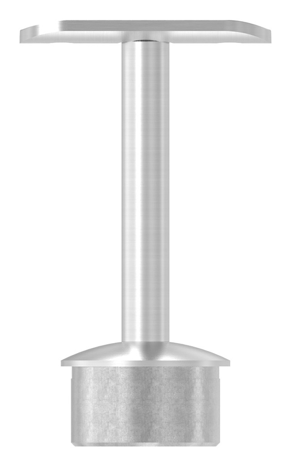 Rohrabschlussstopfen mit Handlaufplatte Edelstahl V2A fuer Rohr Ø 42-4x2-5 mm-88-1160701.240