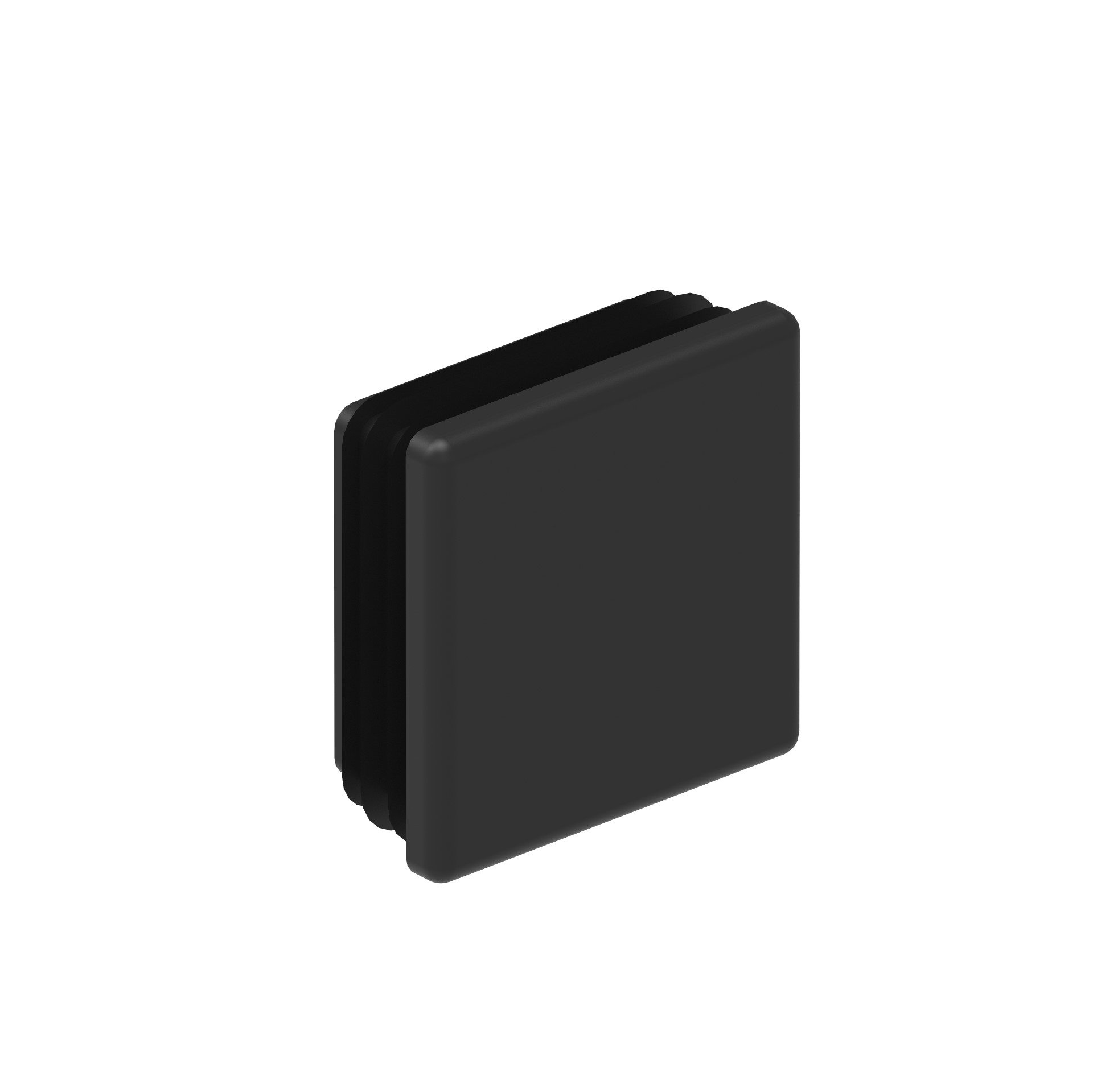 Endkappe Kunststoff fr Vierkantrohr 70 x 70 mm schwarz-89-11H25870X70-A.4