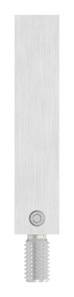 Vierkantstift Edelstahl V2A 14 x 14 mm- L = 68 mm- M8 - M6 Gewinde- 360° drehbar-88-1160221-240.V