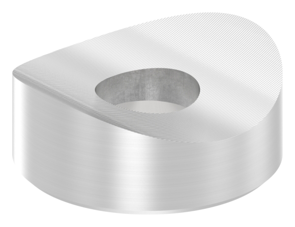 Ausgleichsstueck Ø 18mm fuer Rundrohr Ø 33-7mm mit Senkborhrung 6-5 mm V2A-88-1151341-240.33