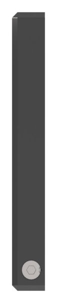 Montageplatte Aluminium 65 x 100 mm eckig mit 4 Bohrungen-88-11180-6026-04.S