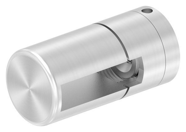 BRENK-fix® Grundhalter fuer Flachstaebe 40 x 10mm- V2A-88-11BR-F4010M8.V2A