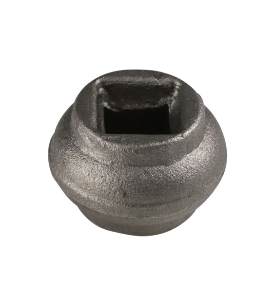 Zierhuelse - Masse- 35x25 mm - Lochung- 12-5x12-5 mm - Stahl S235JR- roh-30-3612.8