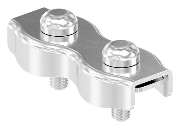 Duplexklemme fuer Seil 5 mm V4A-11-2925.1