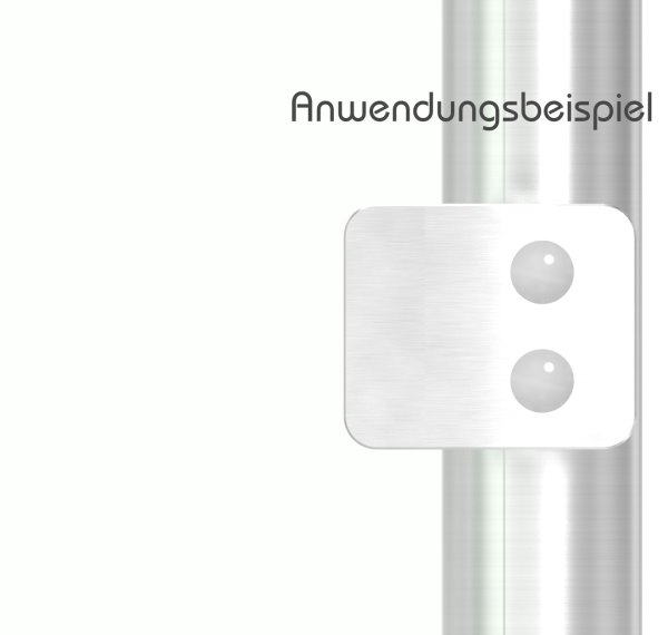 Endglasklemme Edelstahl V4A eckig fuer Sichtschutz-88-1126-EK.V4A
