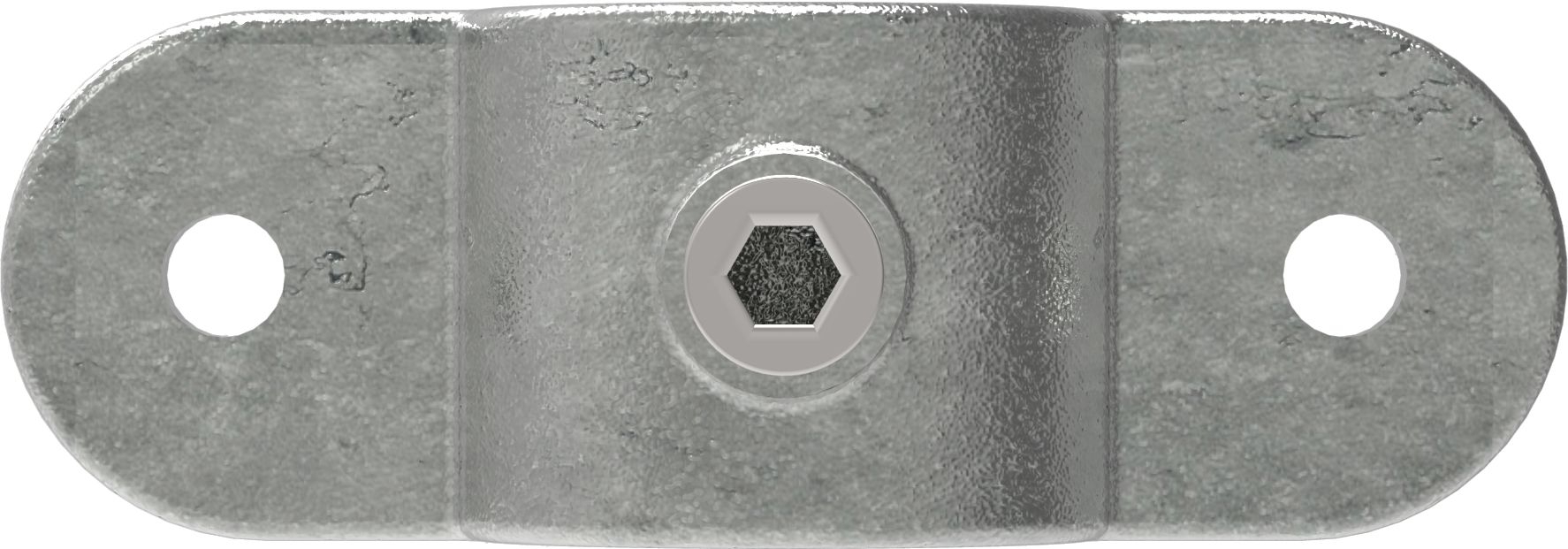 Rohrverbinder Gelenkauge doppelt Ø 33-7 mm -1- - Temperguss verzinkt - 167MB34-167MB34