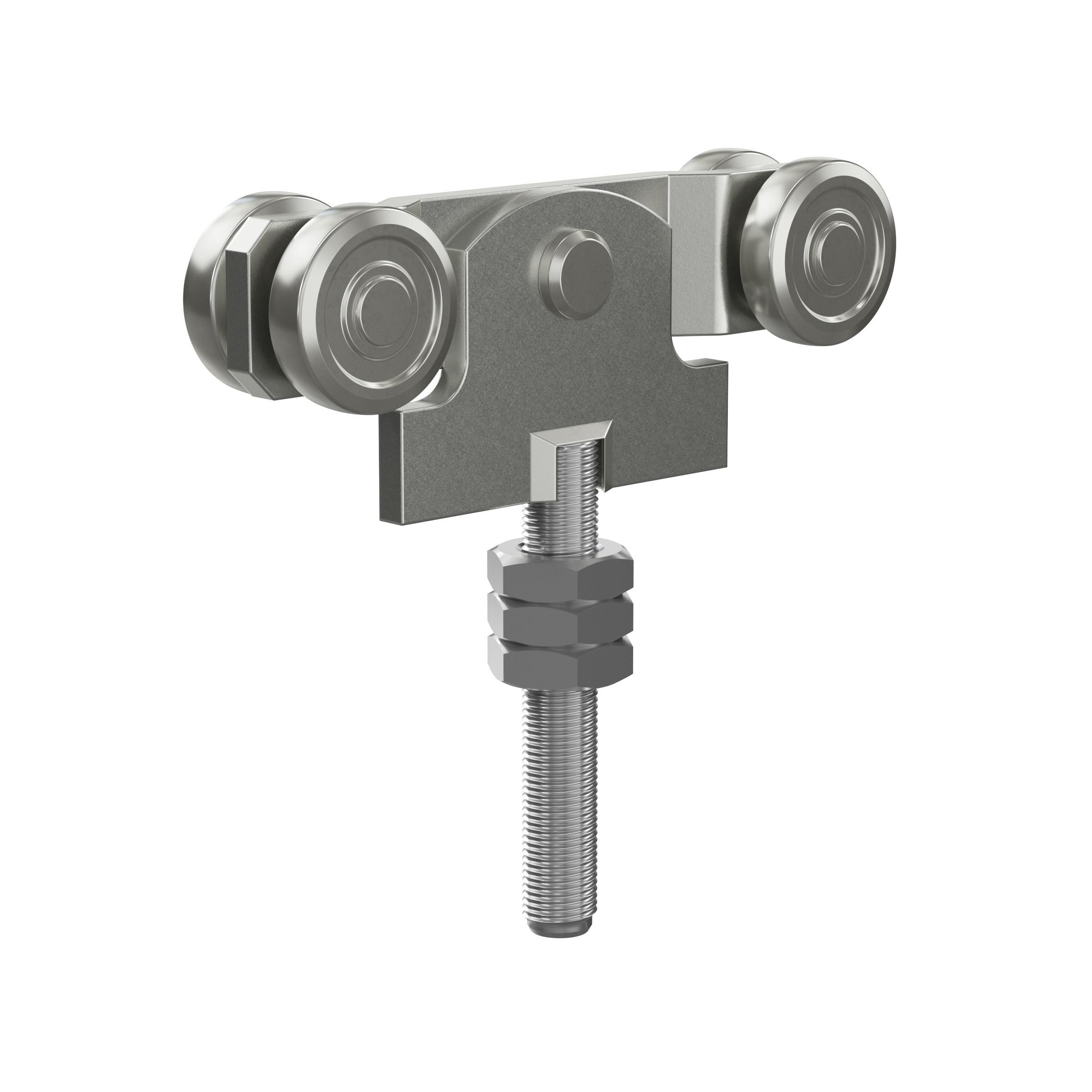 Doppelrolle mit Schraubpendel und Gewindebolzen MEA Ø 28 mm 10336972-60-0113.7