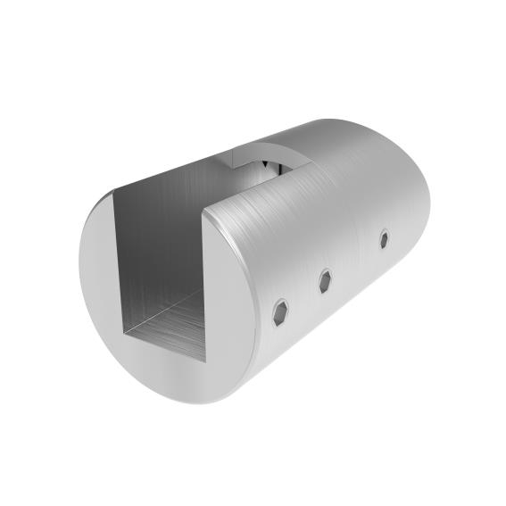 Glashalter Edelstahl AISI 316 fuer Pfosten Ø 42-4 mm Glas 8-12-76 mm rechts geschliffen-89-11A140782042-A.4