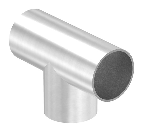 T-Stueck zum Schweissen fuer Rundrohr- Ø 48-3 mm V2A-11-3739.4