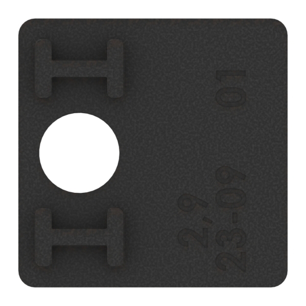 Gummieinlage Gummi fuer Glas 12-0 mm passend fuer Glasklemme Modell 36-88-113612.GU