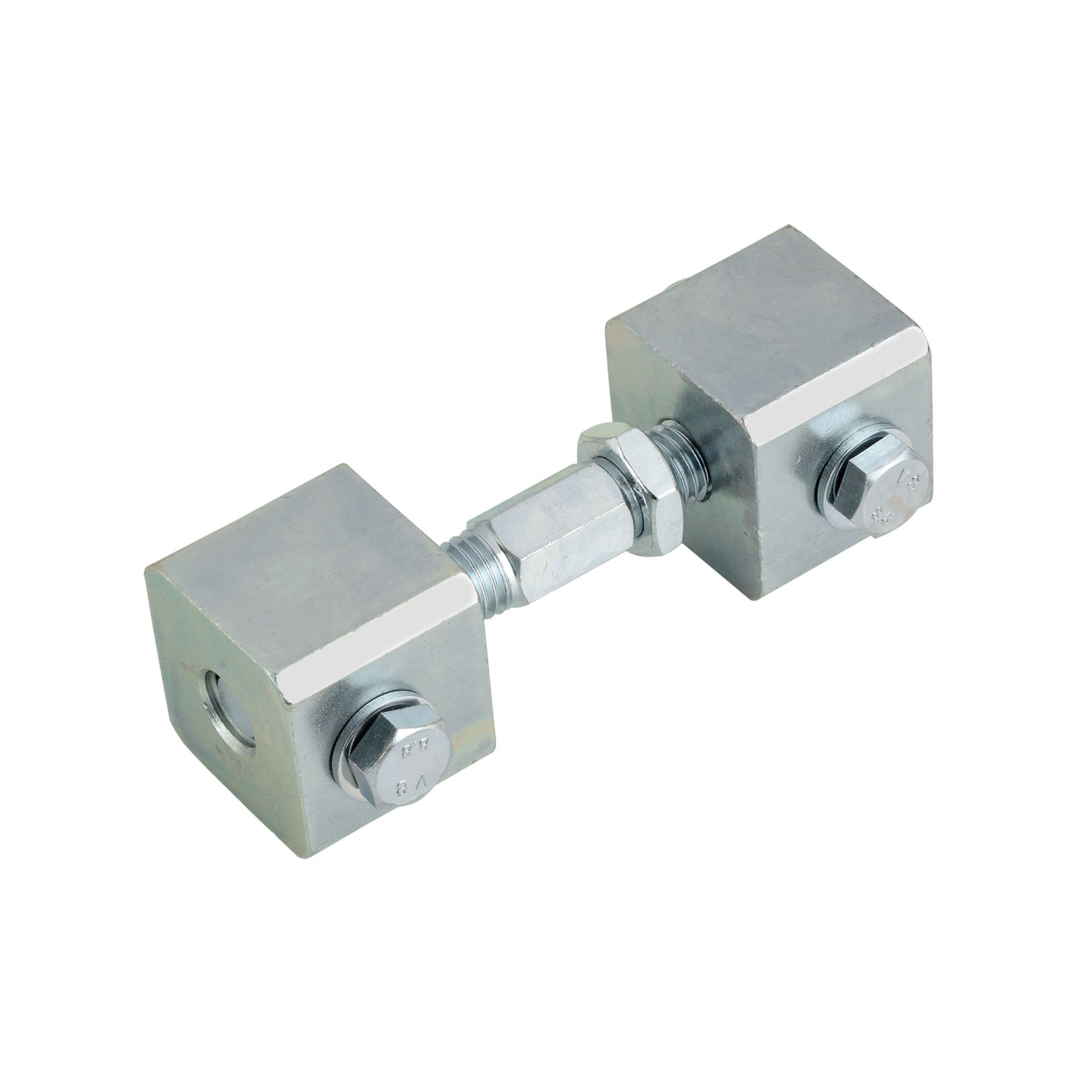 Spannschloss Stahl galvanisch verzinkt fuer Rohr 60 x 60 mm Schiebetore-88.11273