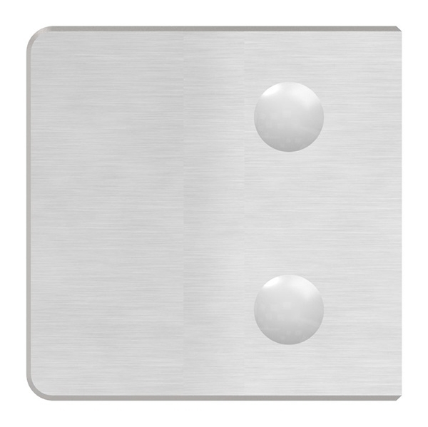 Glasklemme 60x70x45 mm AbZ fuer Anschluss Ø 60-3 mm V4A-10-3360ABZ.1