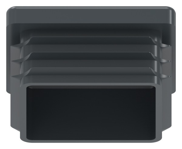 Einsteckkappe Kunststoff fuer Quadratrohr 40 x 40 mm- Wandstaerke 1-0–3-0 mm- RAL 7016-88-11178-40X40.A