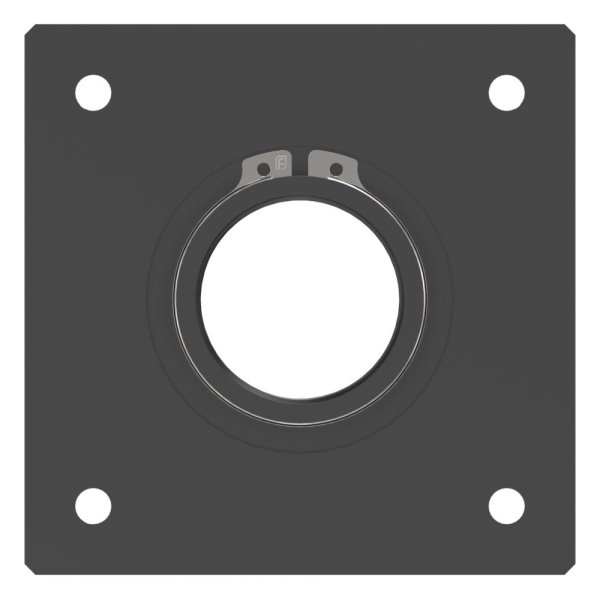 Montageplatte Aluminium 100 x 100 mm quadratisch zum Schrauben-88-11180-6026-03.S