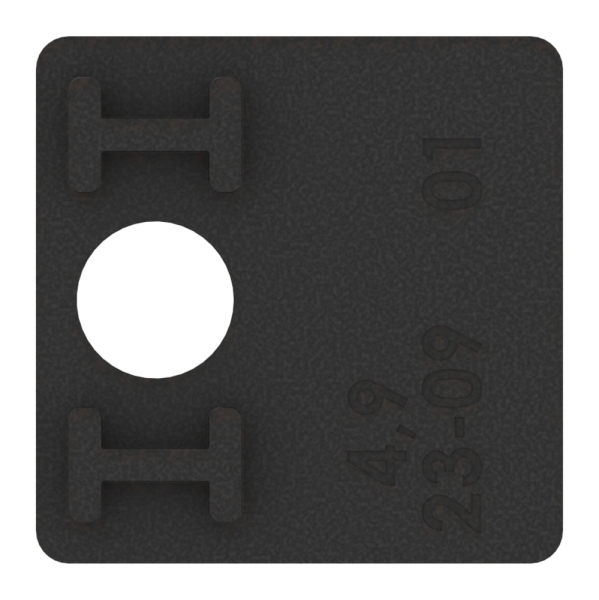 Gummieinlage Gummi fuer Glas 8-0 mm fuer Glasklemme Mod- 36-88-113608.GU