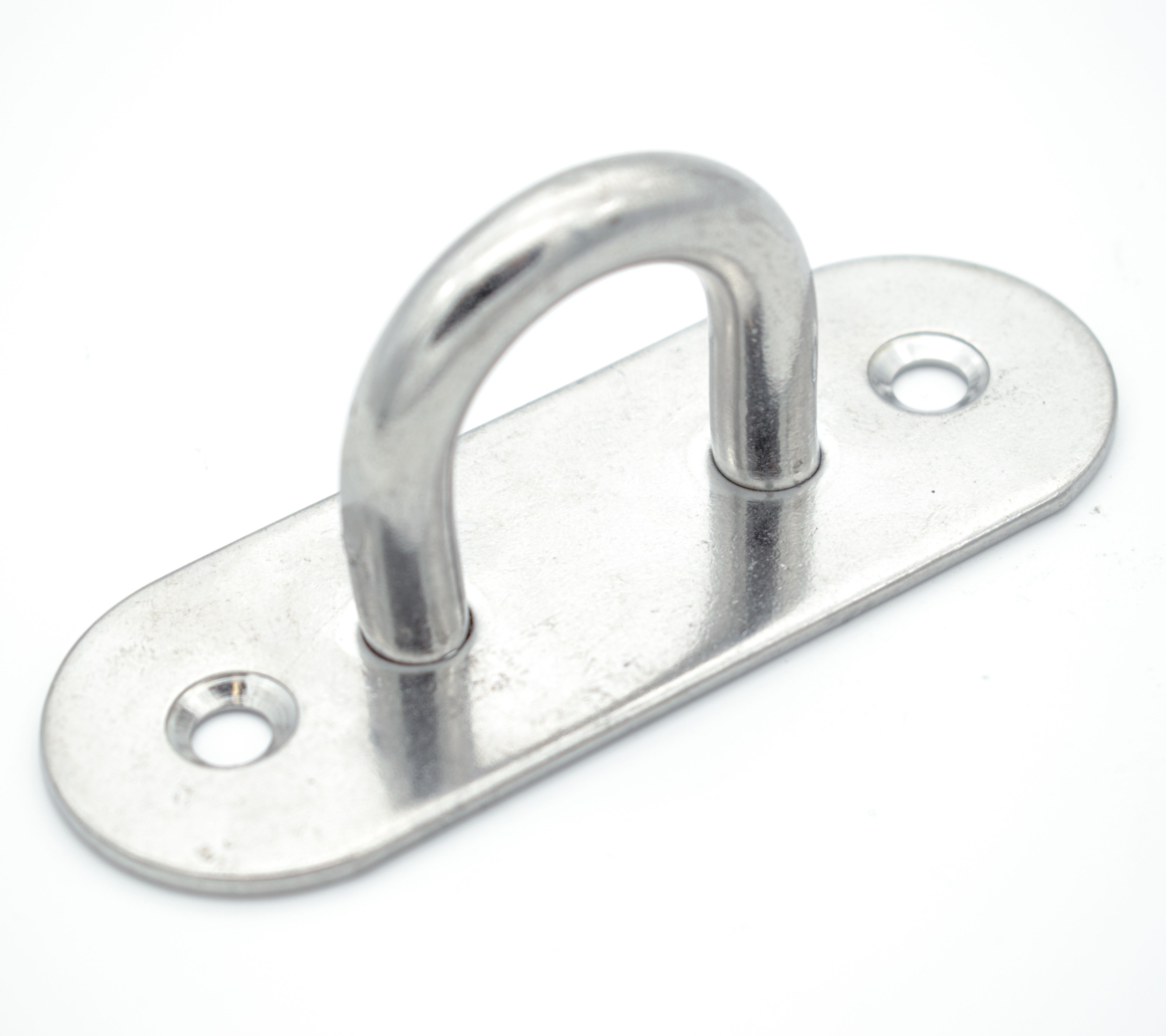Mastplatte oval 45 x 16 mm- Buegel 5 x 11 mm V2A- VPE 10 Stueck-66-64-411.82662045