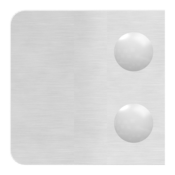 Glasklemme 52x52x32-5 mm AbZ fuer Anschluss flach V4A-10-3100ABZ.1