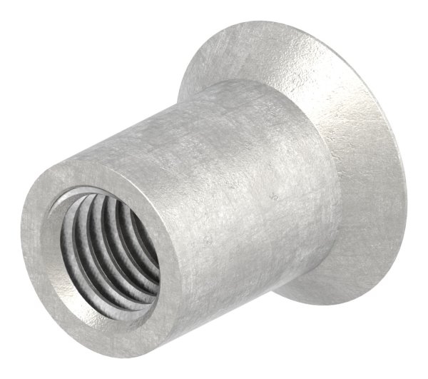 Huelsenmutter Edelstahl V2A M10x20 Senkkopf Innensechskant-88-1158382-240.10