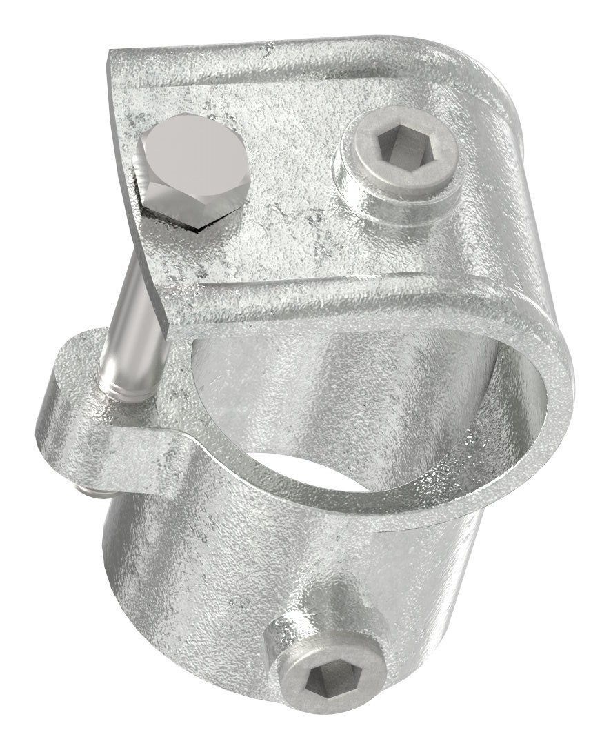 Rohrverbinder T-Stueck offen Ø 60-3 mm -2- - Temperguss verzinkt - 135E60-135E60