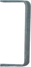 Schlosskasten Deckel Stahl H190mm B40mm s=40mm A=85mm Rohzustand-89-11B13340-A.4
