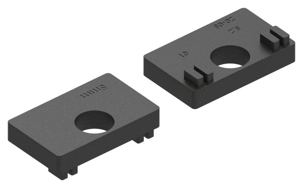 Gummieinlage Gummi fuer Glas 5-0 mm passend fuer Glasklemme Mod- 45-88-114505.GU