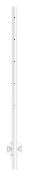 Gelaenderpfosten seitliche Montage fuer 5 Querstabhalter M6 Laenge- 1190 mm V2A-14-0021.4