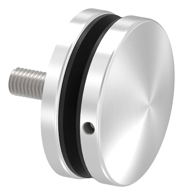 Glaspunkthalter Ø 72 mm fuer Anschluss- flach V2A - V4A-10.GPH72