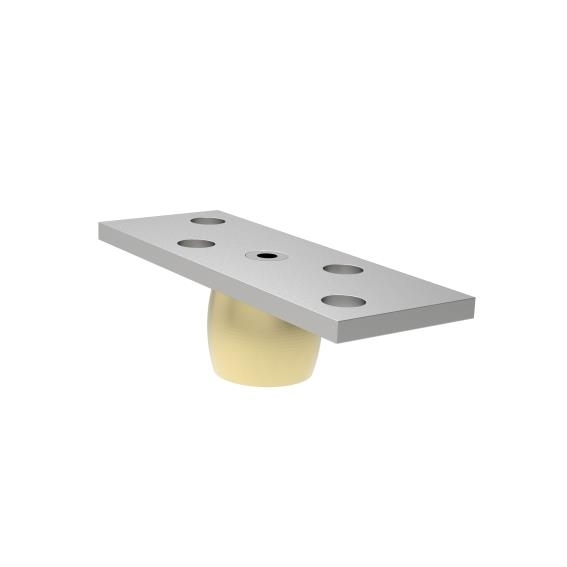 Fhrungselement unten Stahl verzinkt 110 x 40 mm fr Fhrung  30 mm-89-11H60-A.4